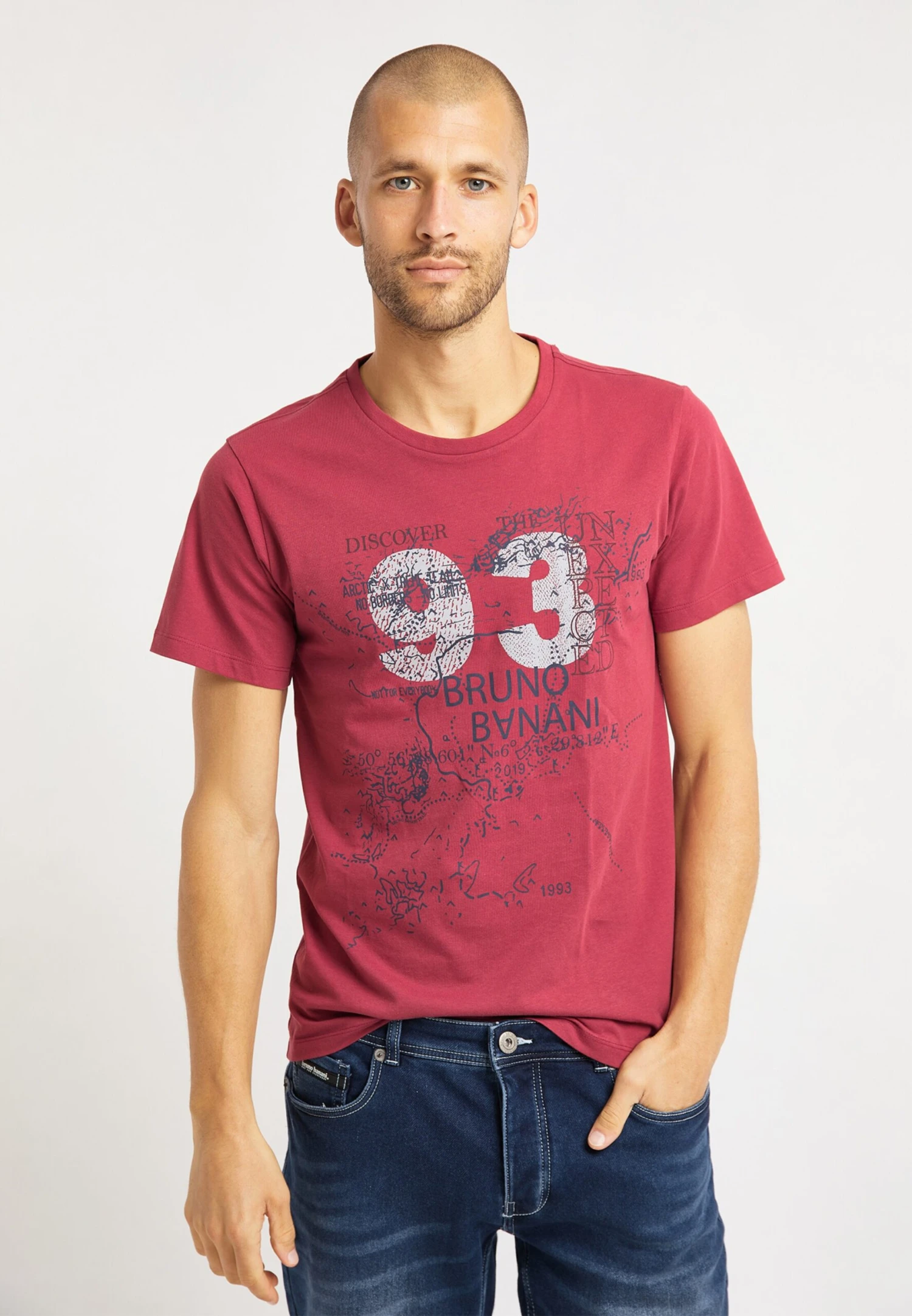 Bruno Banani Débardeurs T-Shirt Smith Homme Rouge 4 Bruno Banani Débardeurs T-Shirt Smith Homme Rouge – Image 2