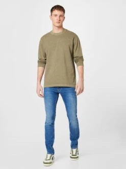 Marc O'Polo T-shirts à Manches Longues T-Shirt Homme Kaki -F4NT4STIC Soldes f268eb525f11a8ccb6e7dda2322b307d