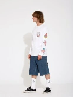 Volcom T-shirts à Manches Longues T-Shirt Connected Minds Homme Blanc -F4NT4STIC Soldes f4accb2cbc1e352f8ffc44b15dbb859c