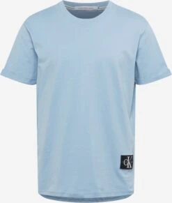 Calvin Klein Jeans T-shirts T-Shirt Homme Bleu Fumé