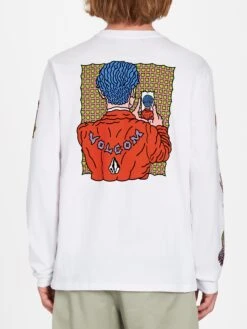 Volcom T-shirts à Manches Longues T-Shirt Connected Minds Homme Blanc -F4NT4STIC Soldes fe798da059c9dd23d7afd745af0b106d